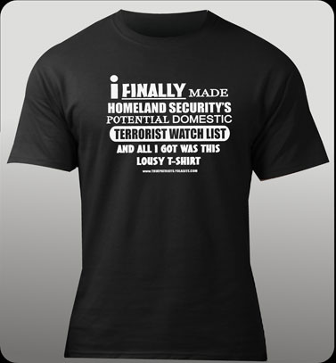 Patriot Graphics T-Shirt - Terrorist Watch List
